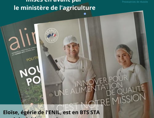 Eloïse, étudiante à l’ENIL de Mamirolle, égérie de la campagne de promotion des métiers de l’agroalimentaire du Ministère de l’Agriculture